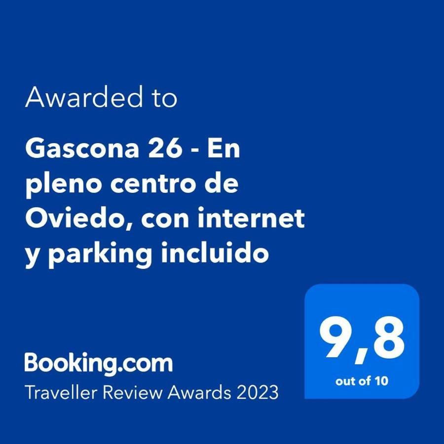 Apartamento Gascona 26 - En pleno centro de Oviedo, con internet y parking incluido Exterior foto